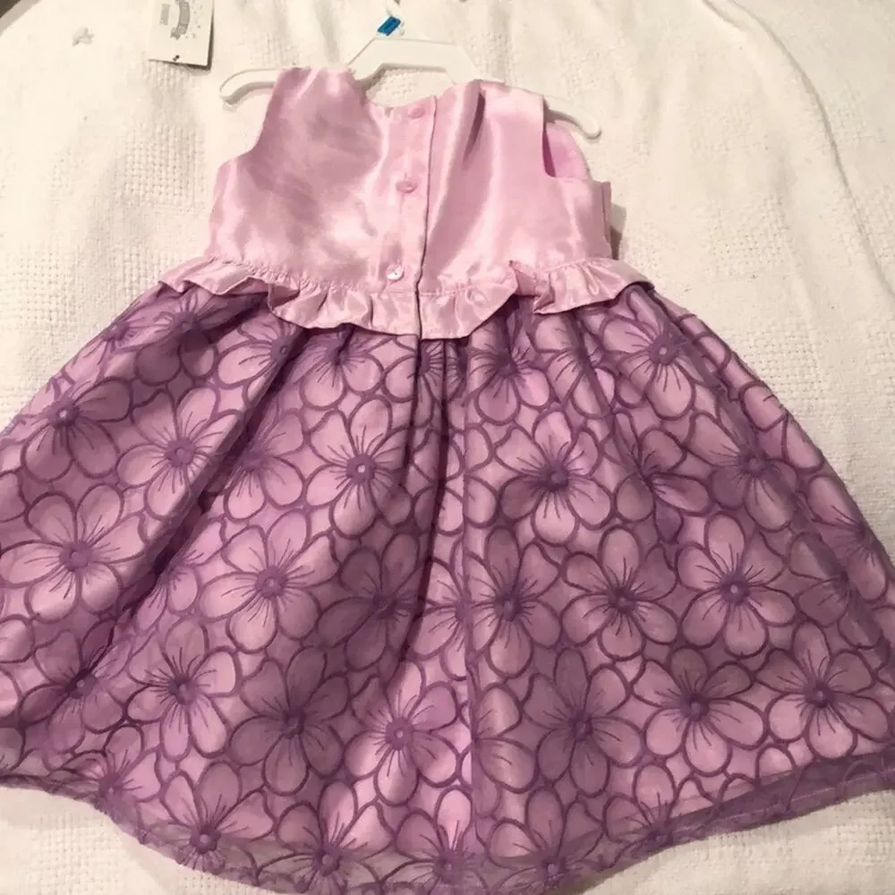 Gymboree Lavender floral dress 18-24m NWT perfect